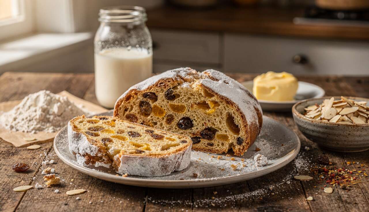 Stollen sans beurre : recette légère et savoureuse