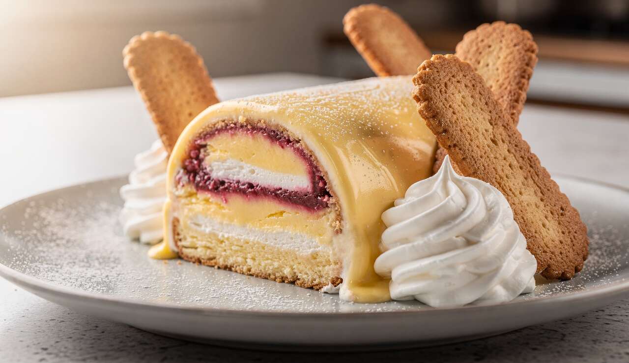 Bûche glacée citron framboise : recette gourmande et rafraîchissante