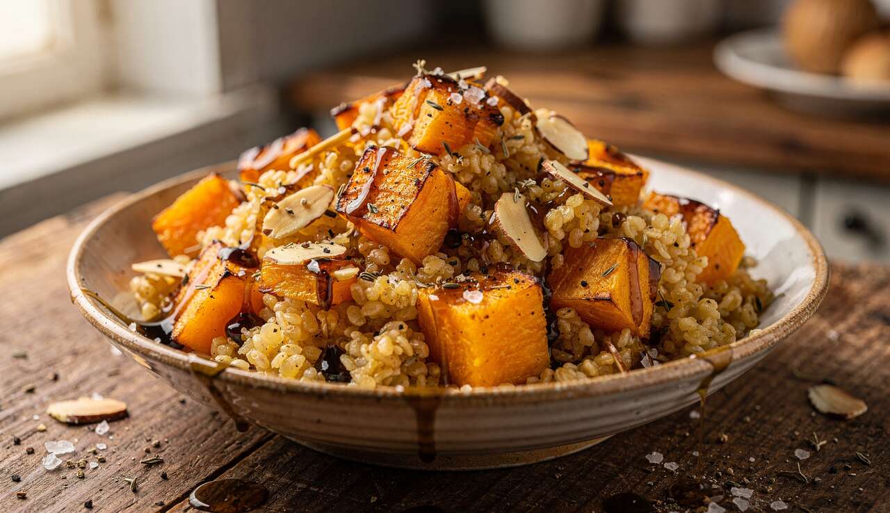 Salade de butternut et boulgour : recette équilibrée et savoureuse