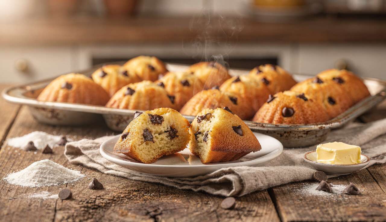 Recette Madeleines aux Pépites de Chocolat