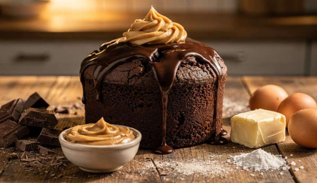 Moelleux au chocolat et beurre de cacahuètes : la recette gourmande