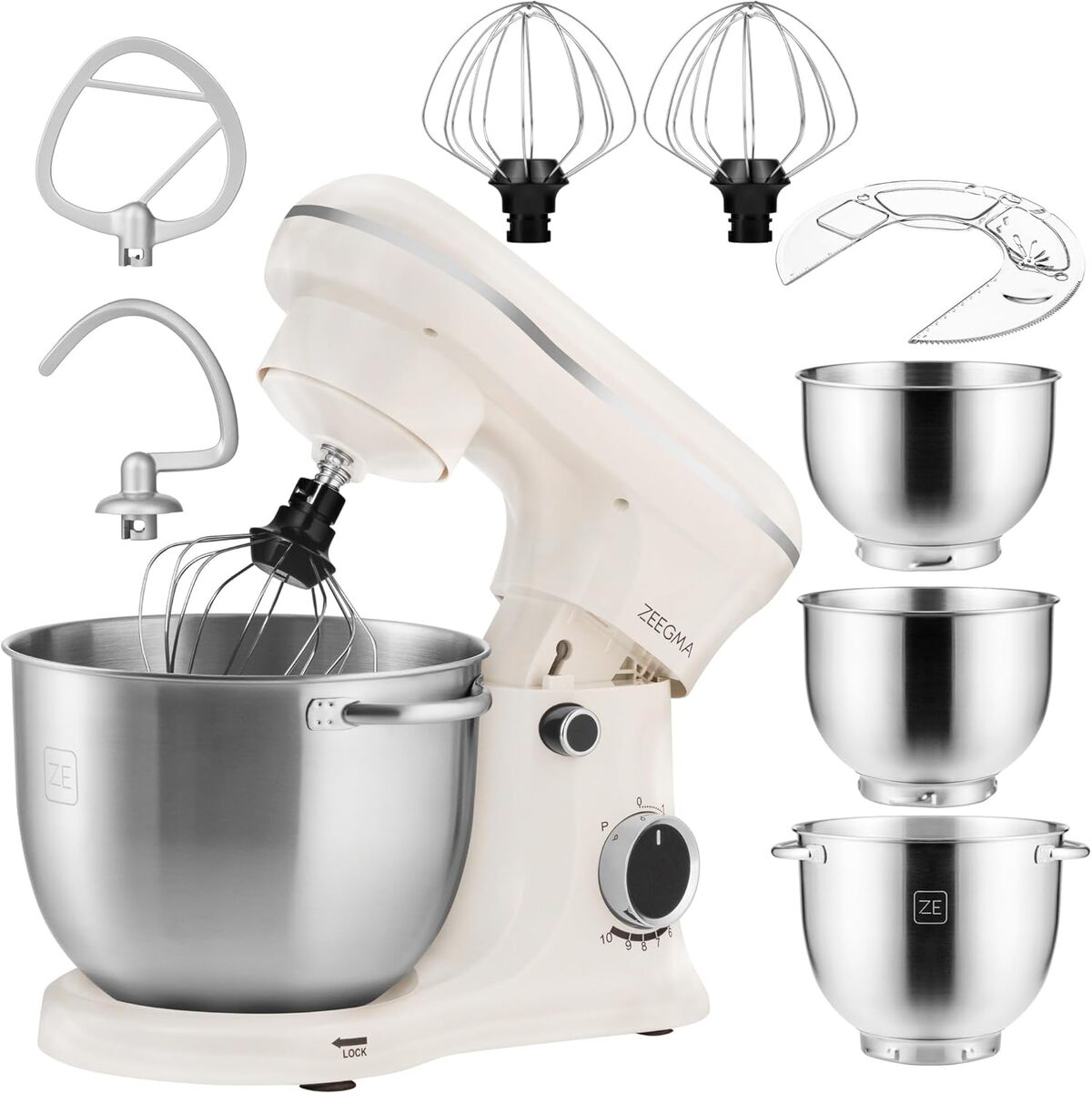Test du robot pâtissier Zeegma Planeet Trio 1500 W