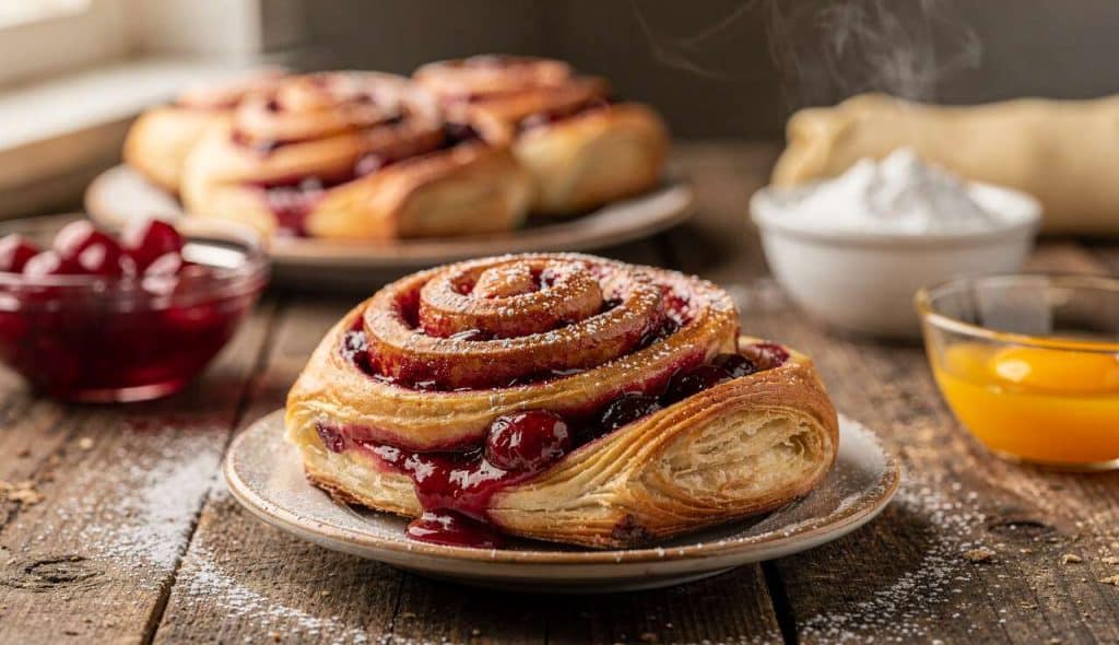 Recette de roulés à la cerise : un dessert savoureux