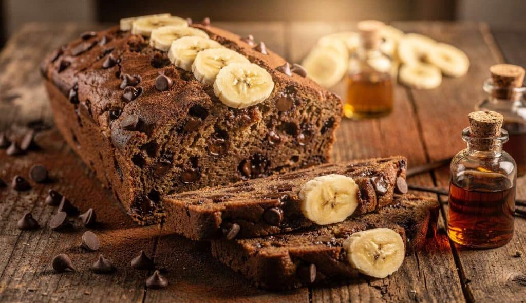 Banana Bread Moelleux au Chocolat : recette Gourmande