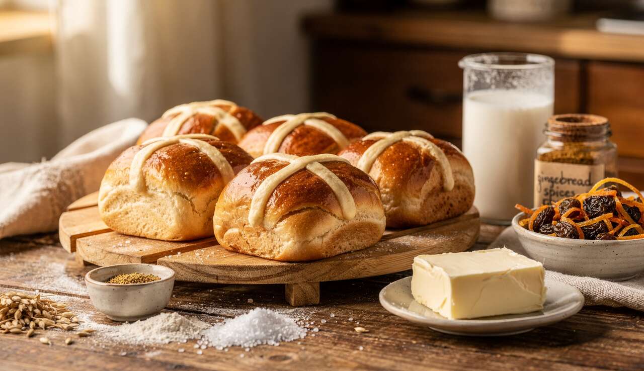 Recette : comment préparer des Hot Cross Buns moelleux ?