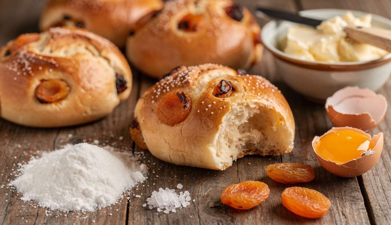 Brioches moelleuses aux abricots : recette facile et gourmande