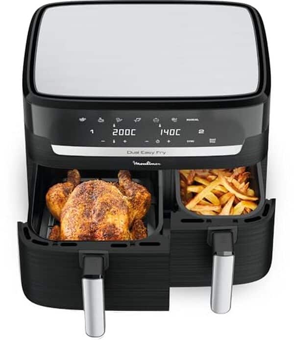 Découvrez notre test complet de la friteuse Moulinex Easy fry Essential inox 8, 3L : performance, capacité et design au rendez-vous pour des frites parfaites à chaque utilisation