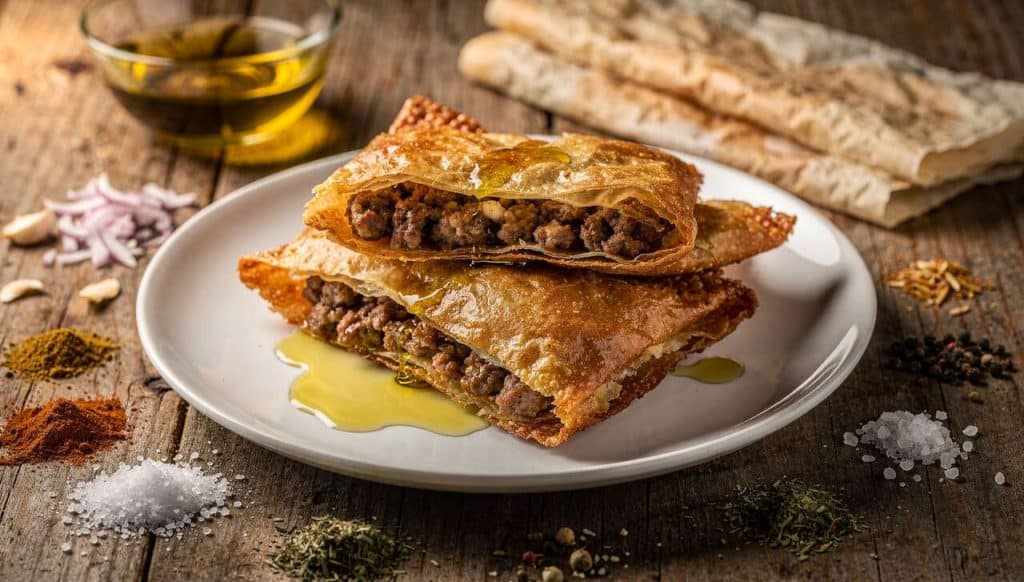 Brick Danouni : recette Savoureuse à la Viande Hachée