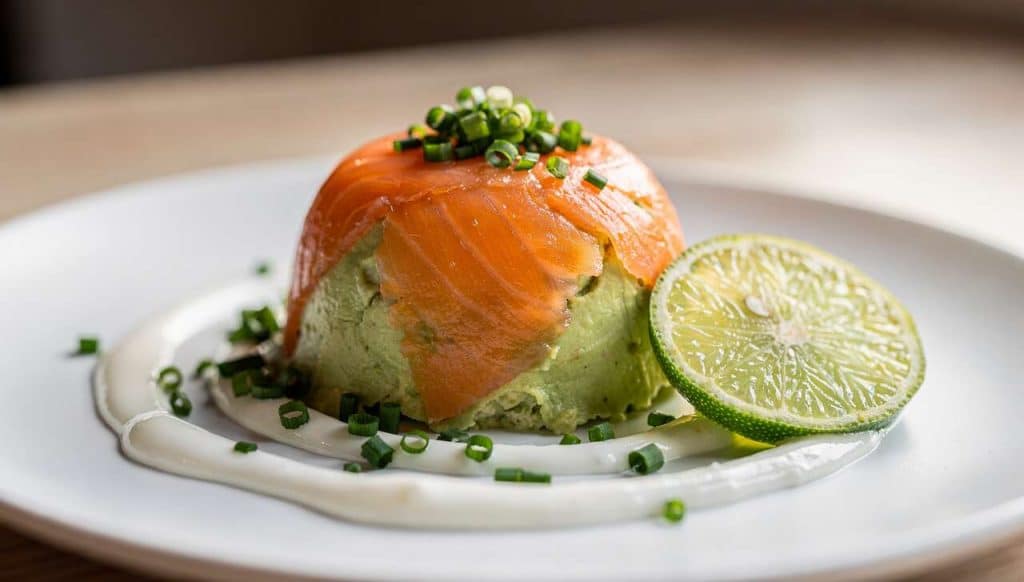 Dômes de Saumon et Avocat : recette Gourmande