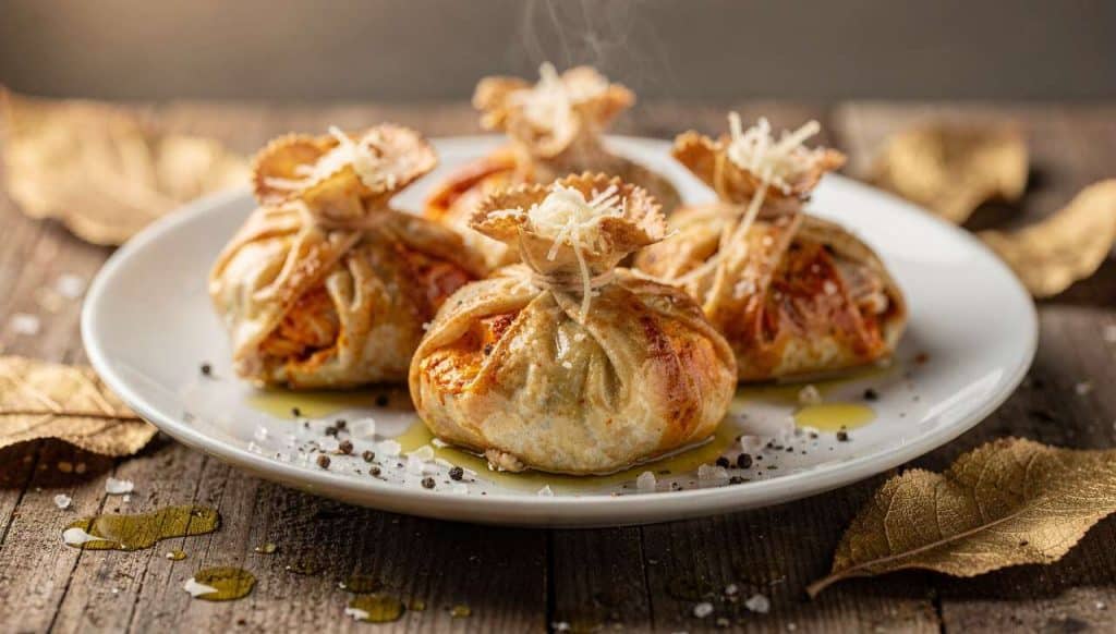 Aumônières de poulet : recette savoureuse et facile