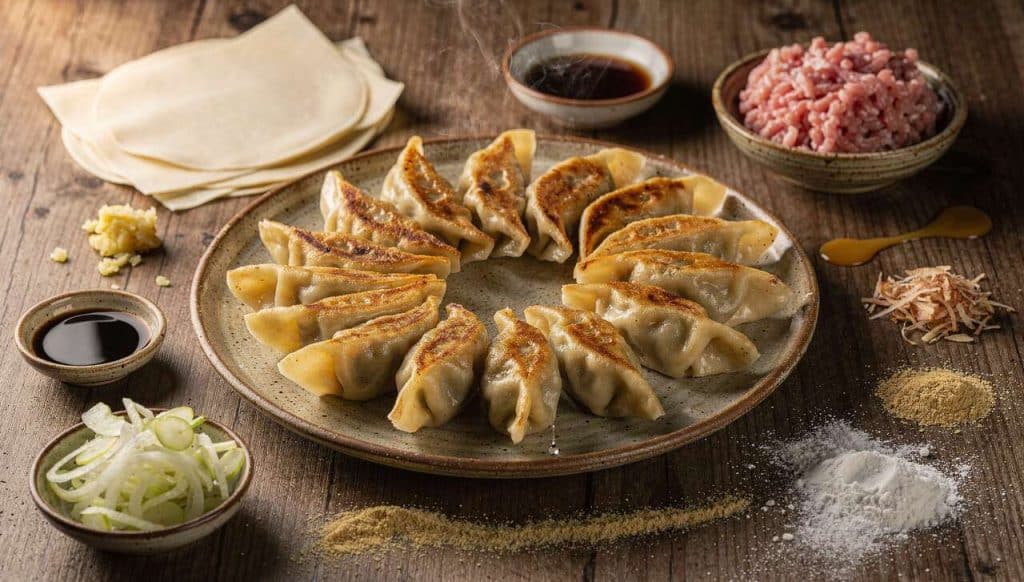 Recette de gyosas maison : délicieuses bouchées japonaises