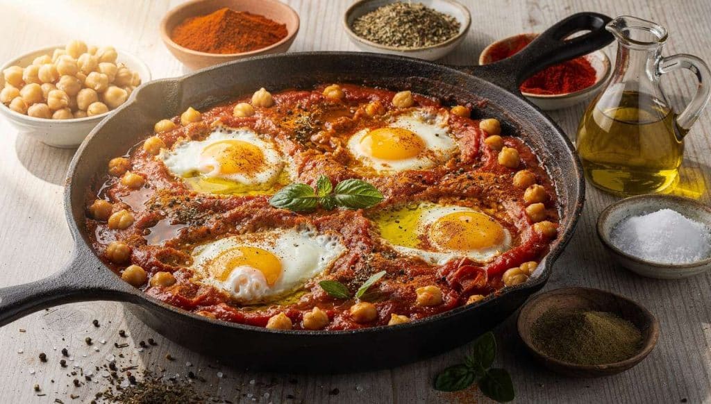 Chakchouka de Printemps : recette Saine et Savoureuse