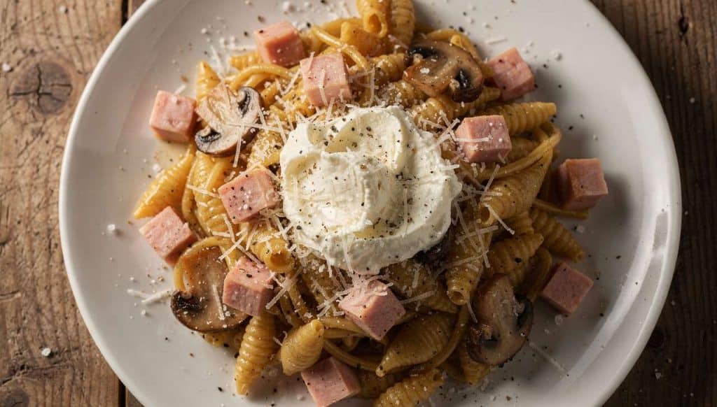 Recette Coquillettes Aux Champignons Et Jambon