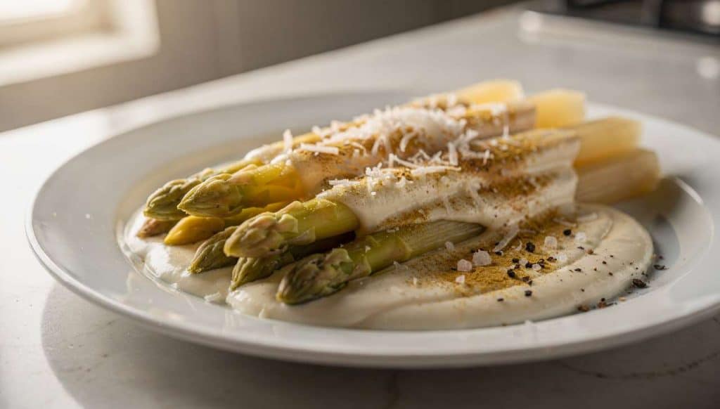 Asperges crémeuses : recette facile et délicieuse