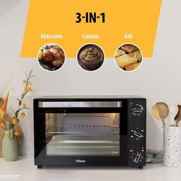 Découvrez notre test complet du four à convection Tristar OV-3640, un modèle puissant avec 2000W et une grande capacité de 60 litres qui conviendra parfaitement à vos besoins culinaires.