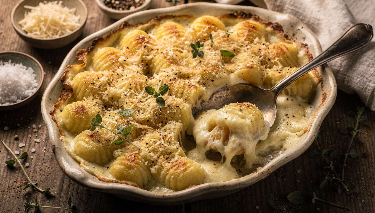 Recette de gratin de gnocchis savoureux