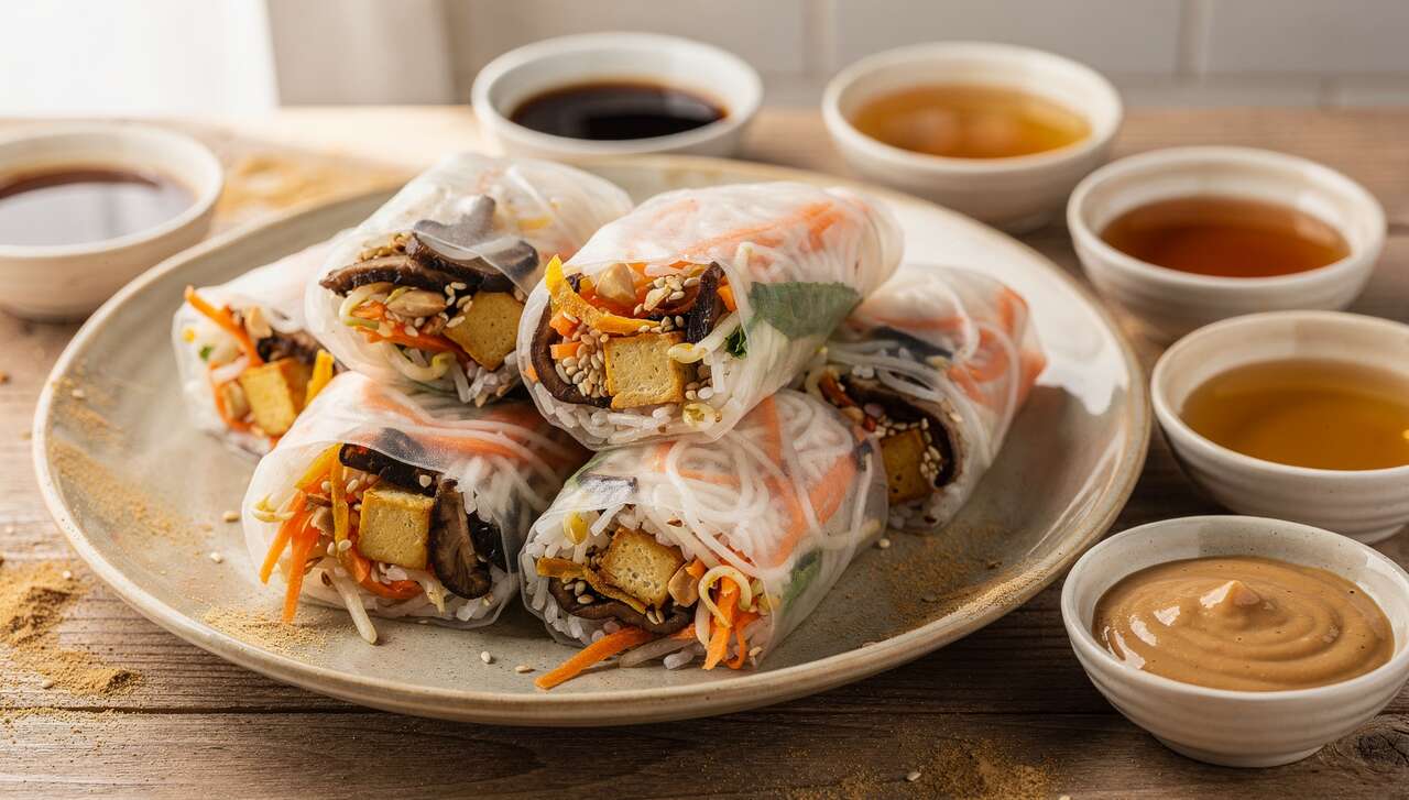 Découvrez la recette des rouleaux de printemps savoureux