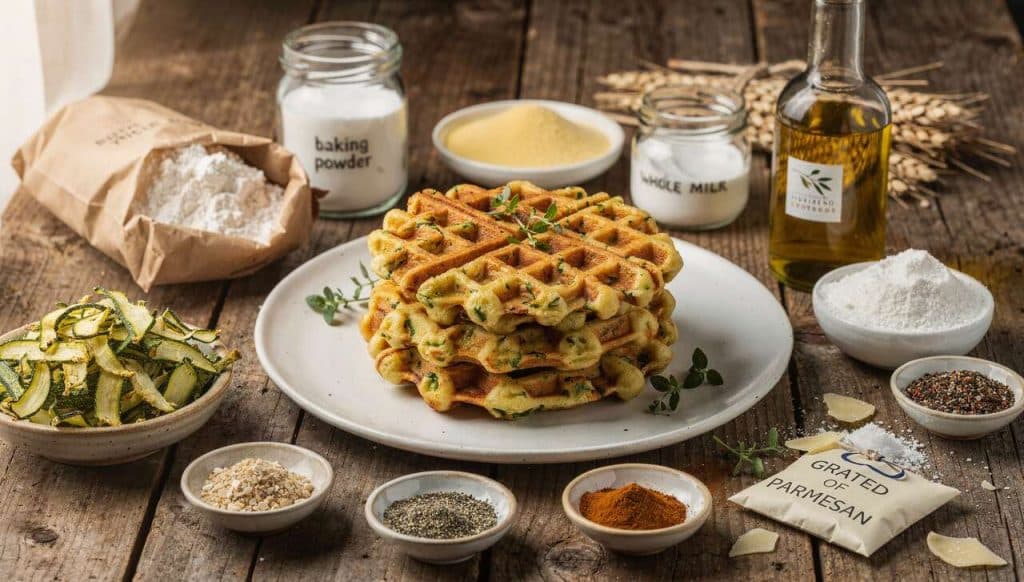 Recette de gaufres aux courgettes : délice sain et savoureux