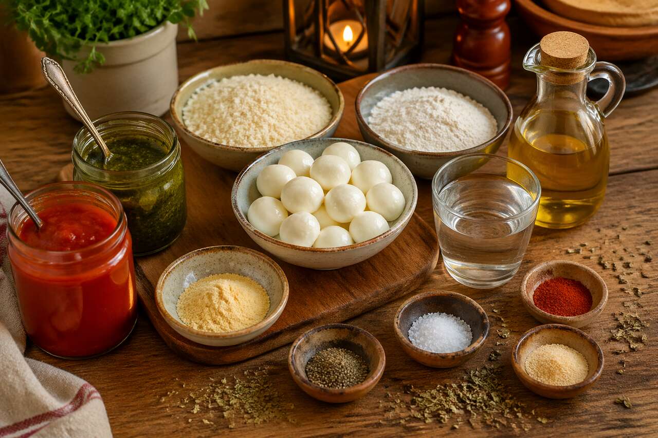 Recette de balls apéritives à la mozzarella