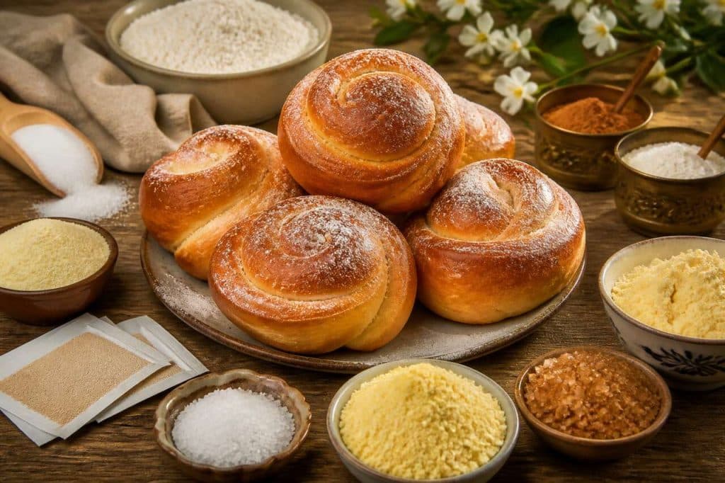 Recette de brioches escargots moelleuses