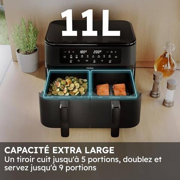 Découvrez notre analyse approfondie de la friteuse à air chaud Haier Duo 11 l : performances, fonctionnalités et efficacité pour une cuisine saine et savoureuse.
