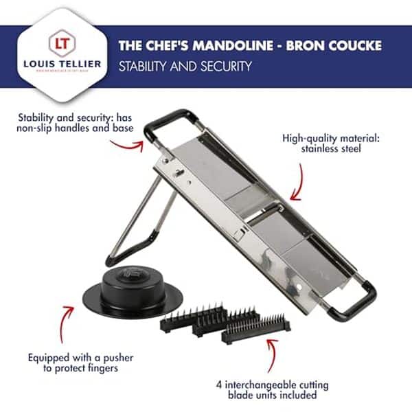 Découvrez notre avis sur la mandoline Louis Tellier, l'outil essentiel pour des tranches et frites parfaites. Optimisez votre préparation culinaire avec cet appareil professionnel.