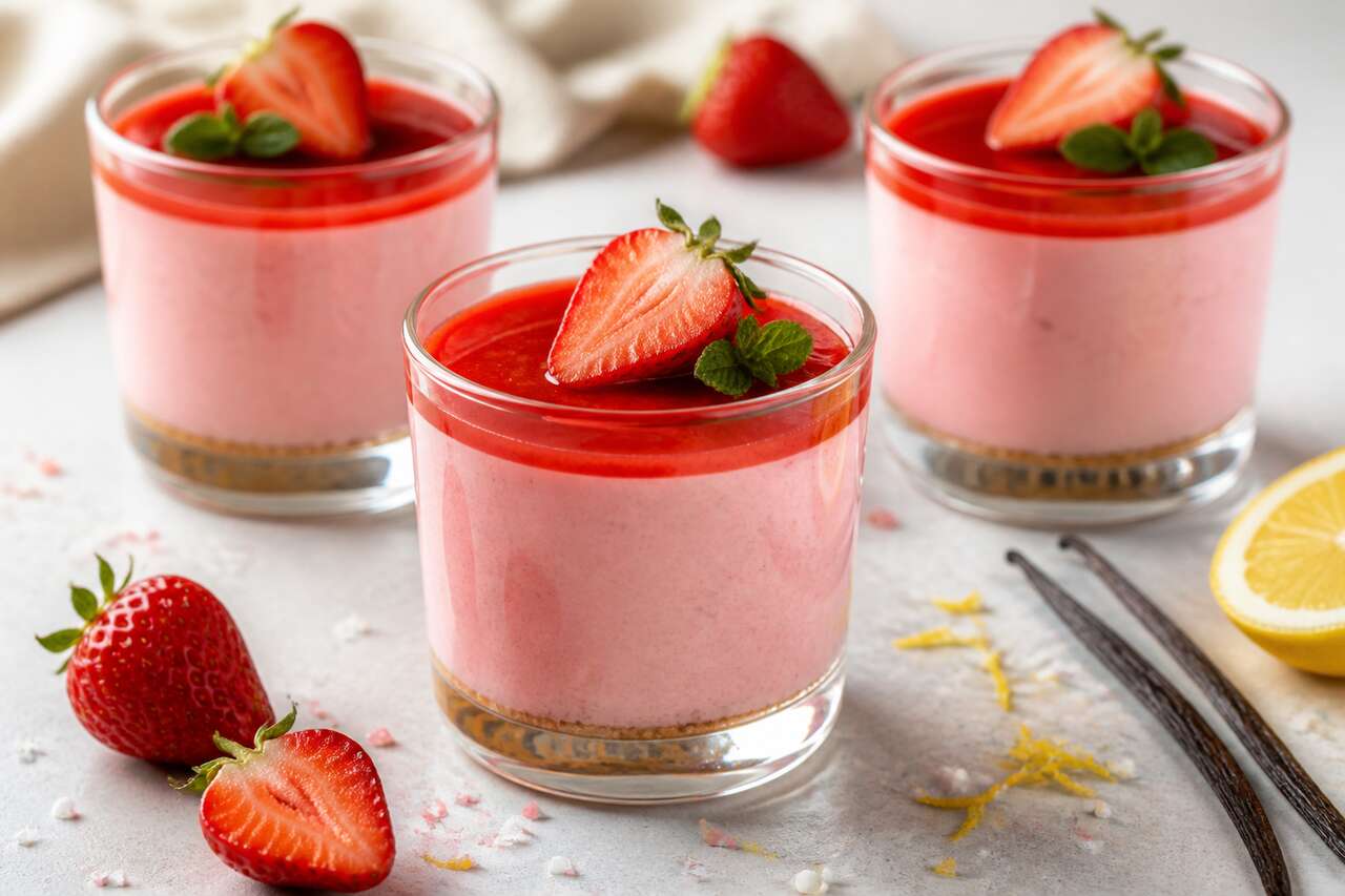 Délicieuses mousses aux fraises : recette fraîche et gourmande