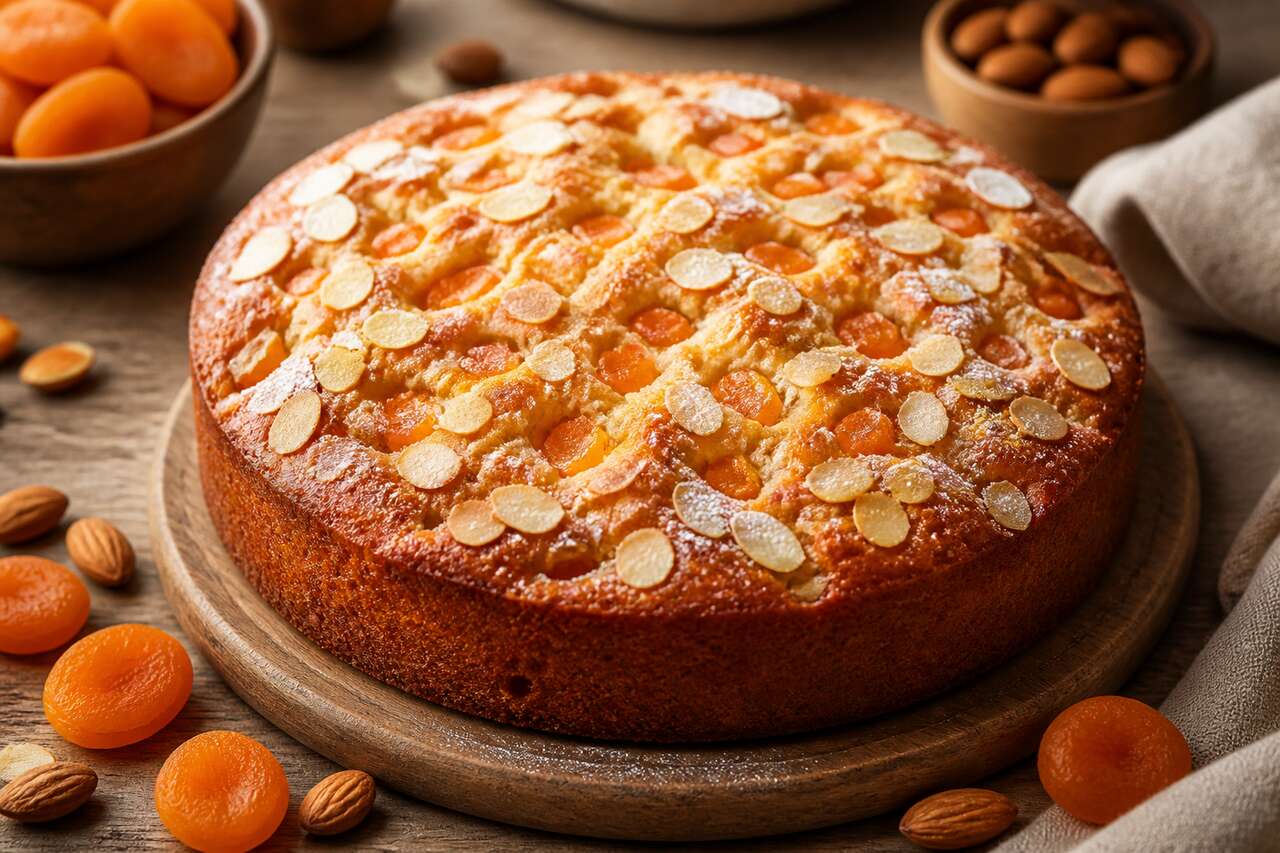 Gâteau aux amandes et abricots : recette gourmande