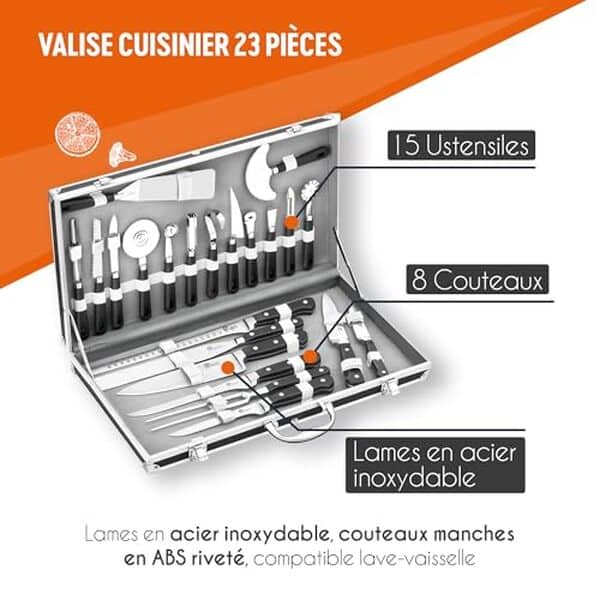 Découvrez notre avis sur la mallette Pradel Excellence 31123 : l'équipement indispensable avec des couteaux en inox dignes d'un chef professionnel. Idéal pour les passionnés de cuisine.
