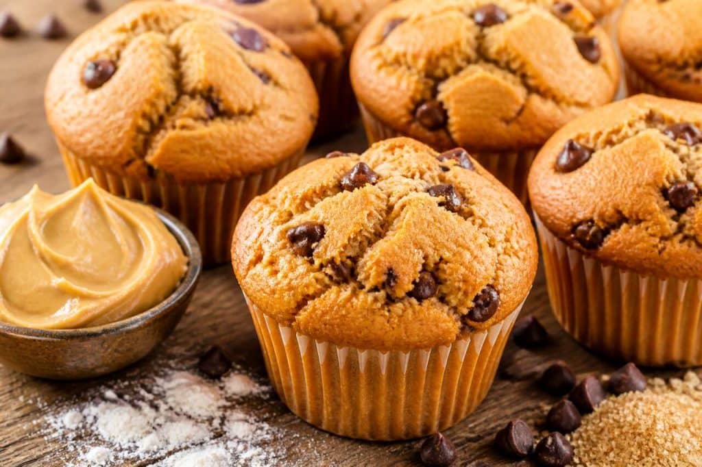 Muffins Au Beurre De Cacahuète : recette Savoureuse Et facile