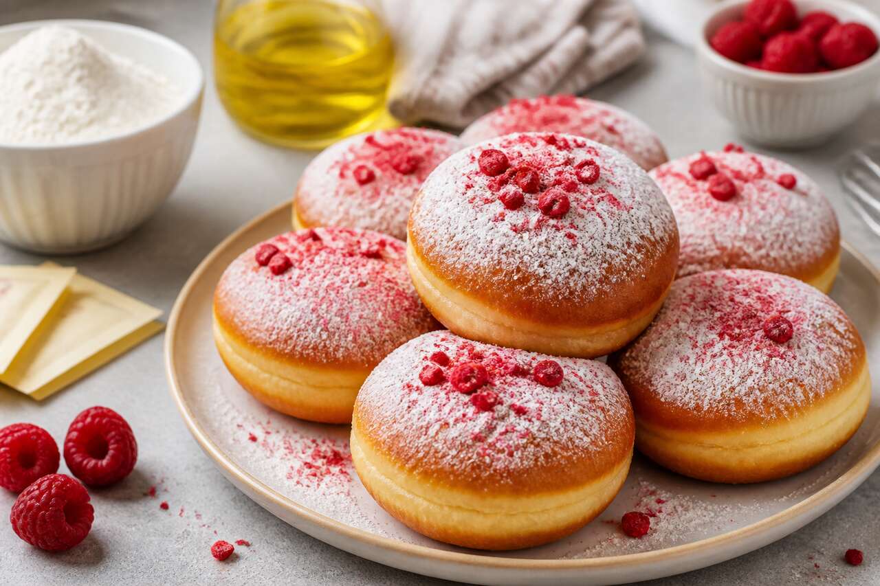Recette de beignets aux framboises : délicieux et faciles à réaliser