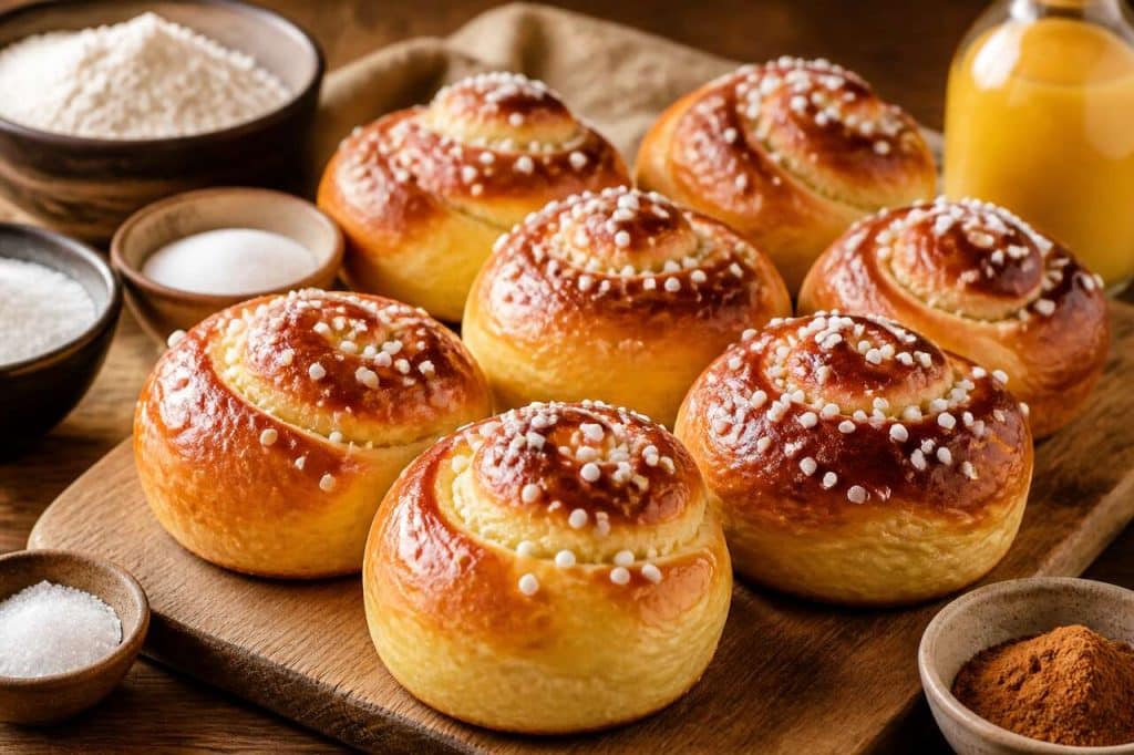 Briochettes roulées moelleuses : recette facile et rapide