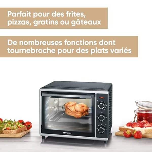 Découvrez notre test du mini-four Severin TO 2056 : design élégant, performances exceptionnelles et verdict d'achat pour votre cuisine. 