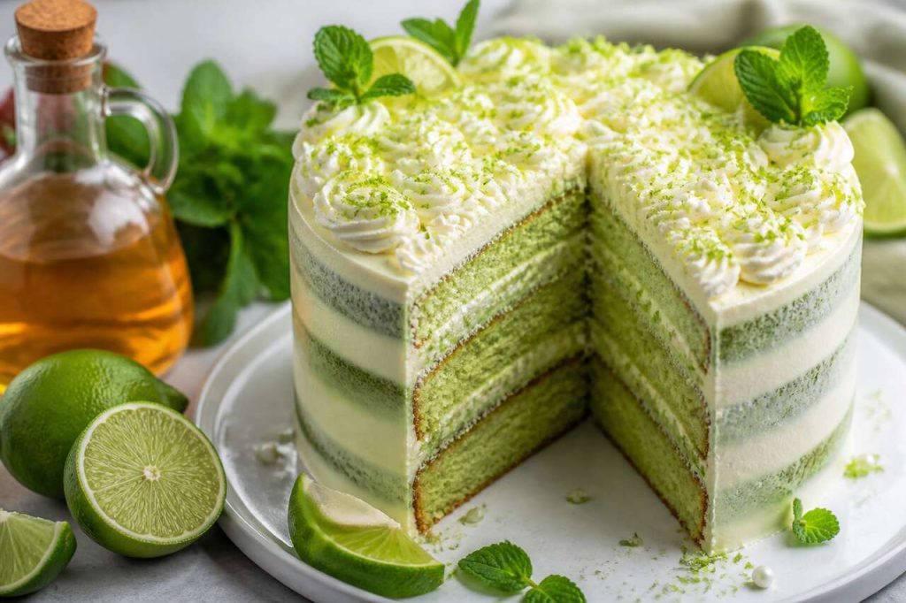 Recette du layer cake façon mojito