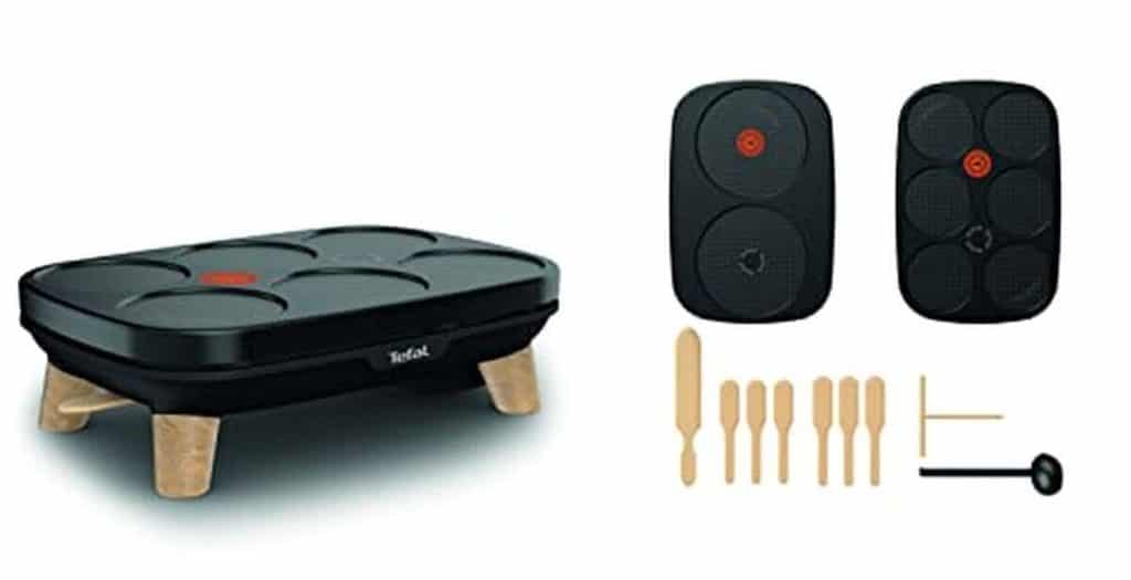 Test de la crêpière Tefal Gourmet PY900812 : 2 plaques amovibles