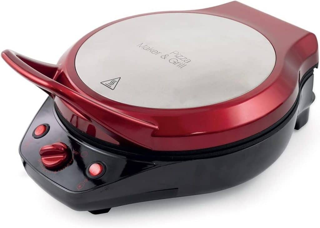 Test du grill-pizza Galileo Casa 2192057 rouge 1200 W