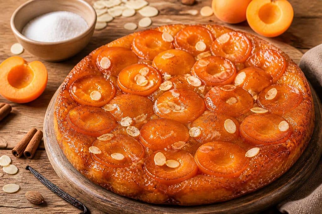 Tarte renversée aux abricots : recette facile et savoureuse