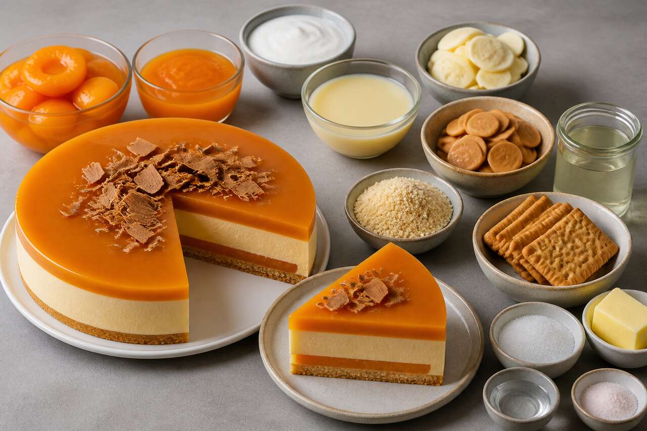 Recette d'entremets abricot et chocolat Dulcey