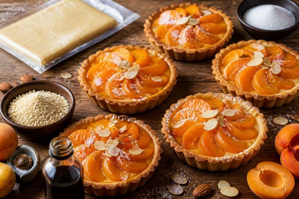 Recette de tartelettes aux abricots