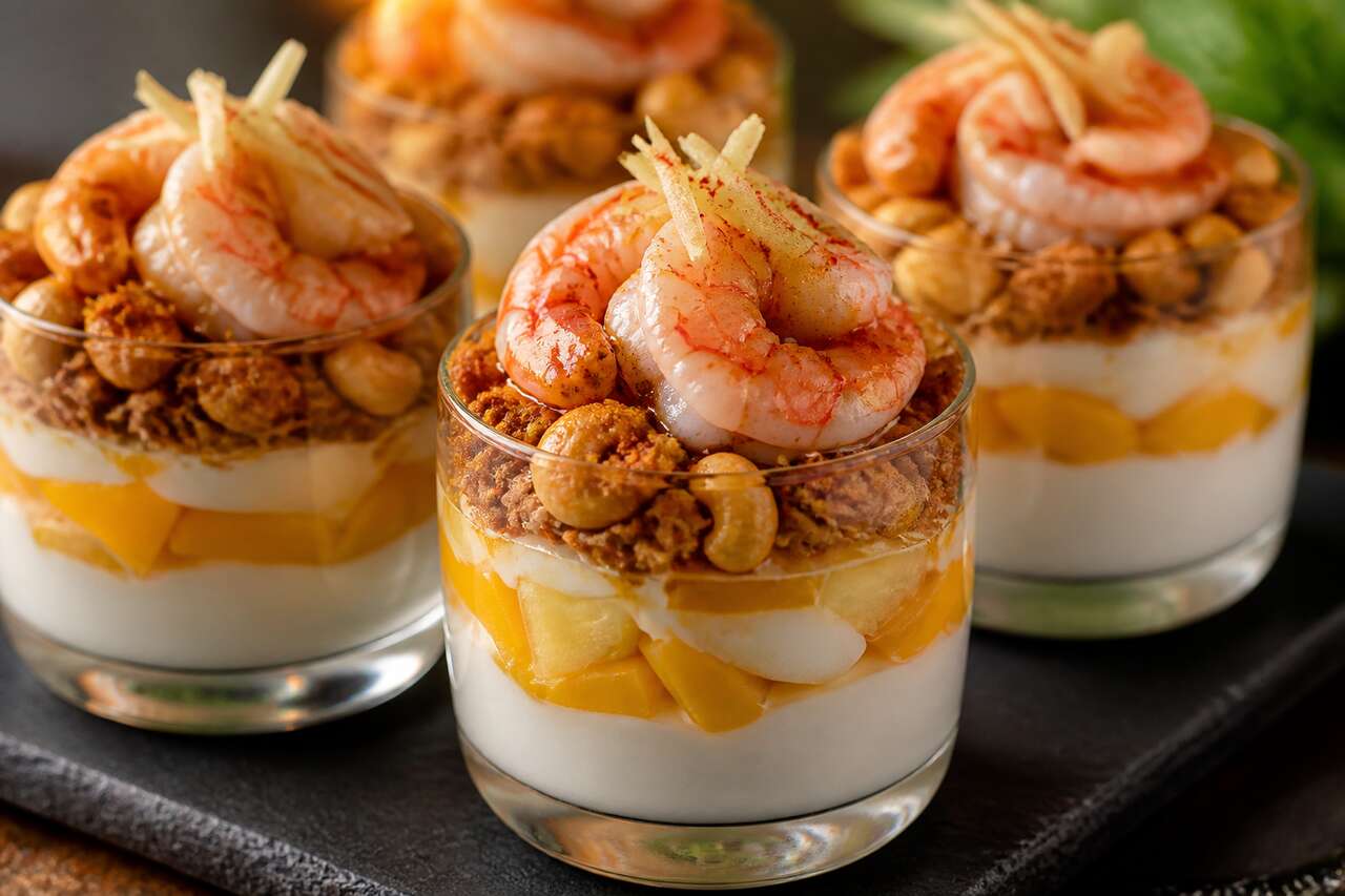 Verrines apéritives exotiques : idées recettes savoureuses