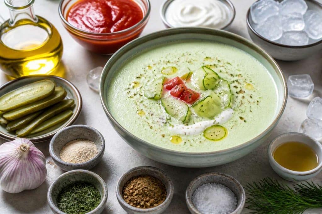 Recette de gaspacho concombre frais et léger