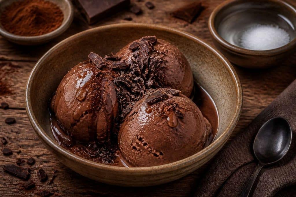 Recette de sorbet au chocolat maison