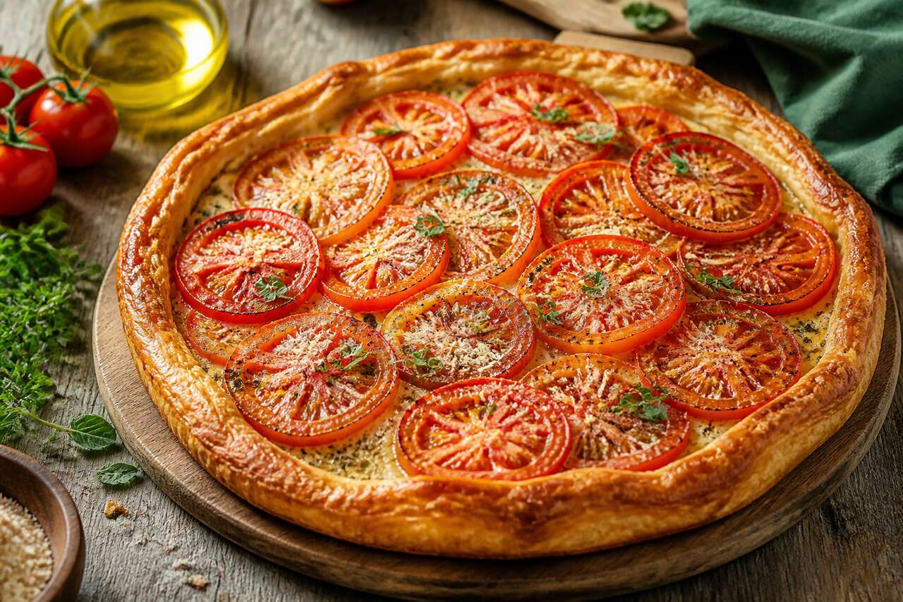 Recette de tarte rustique aux tomates : simple et délicieuse