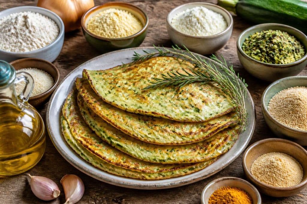 Crêpes aux courgettes : recette facile et savoureuse