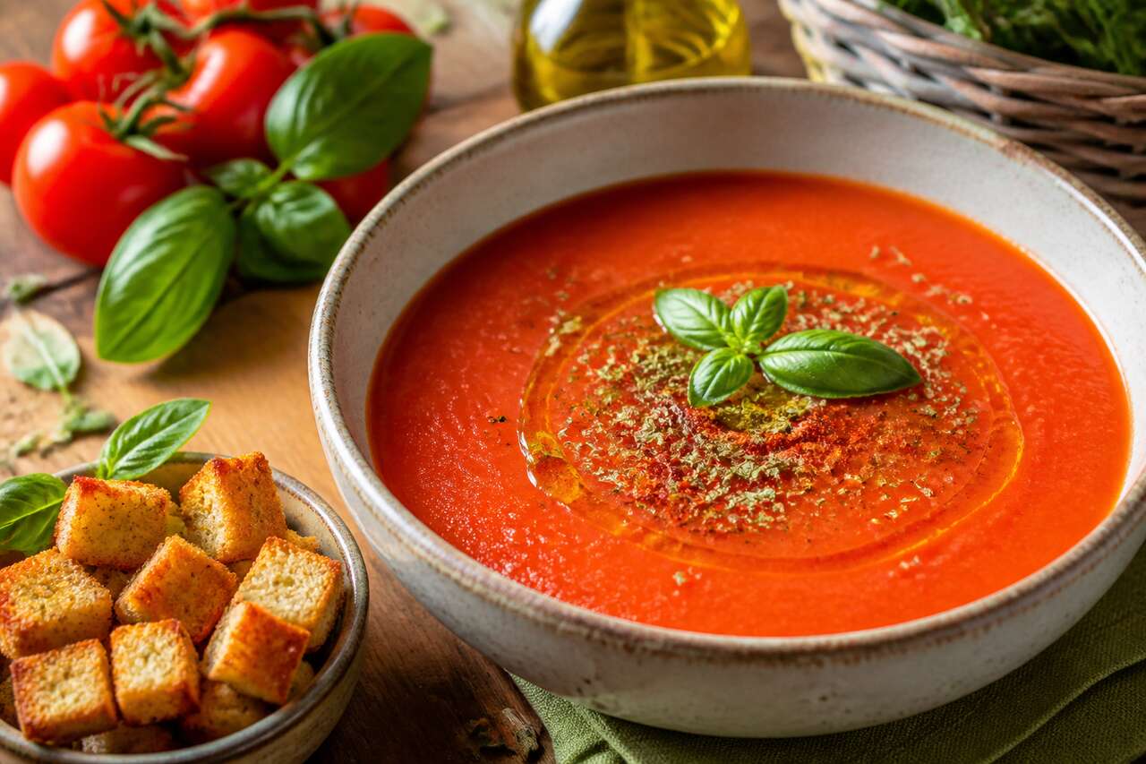 Recette soupe de tomates : saveurs été