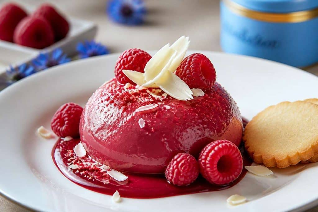 Recette de la framboise de Christophe Adam