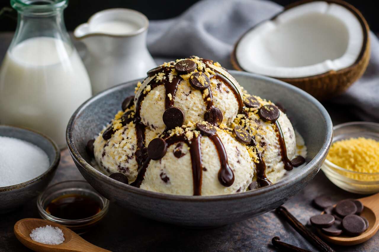 Recette de glace stracciatella maison