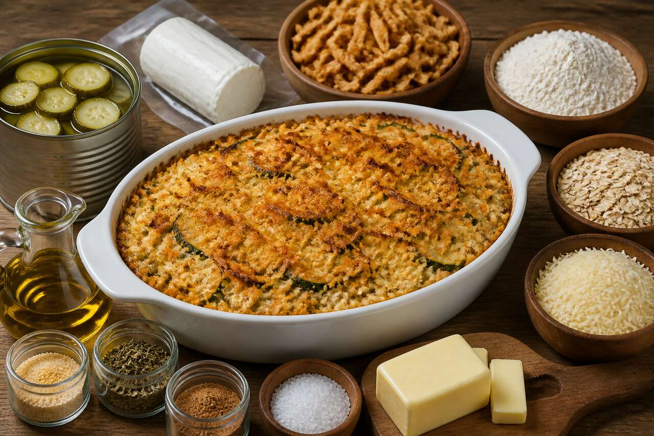 Recette crumble courgettes et chèvre