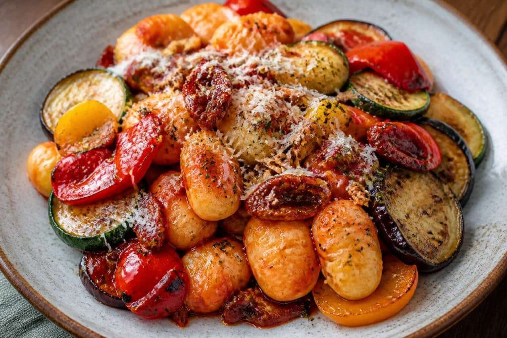 Gnocchis aux légumes du soleil : recette savoureuse et saine