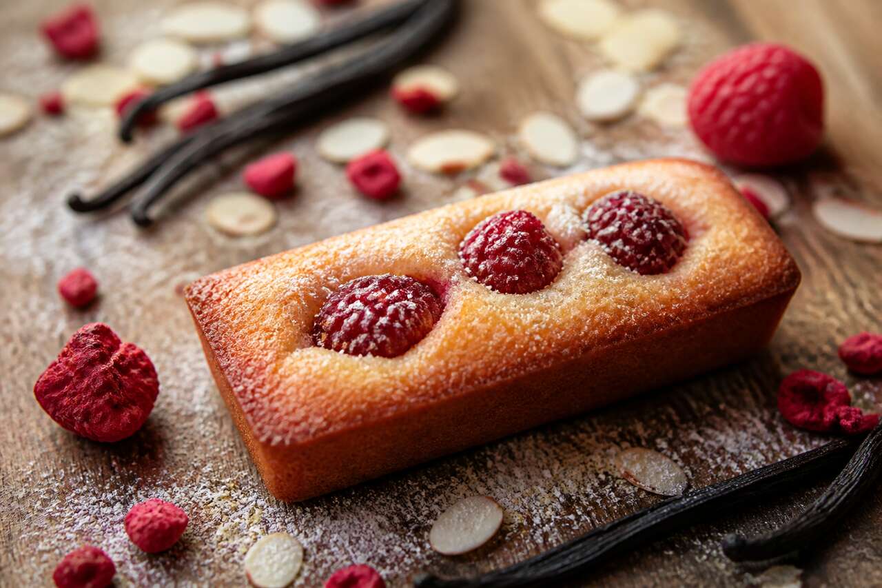 Recette du financier aux framboises moelleux et fondant